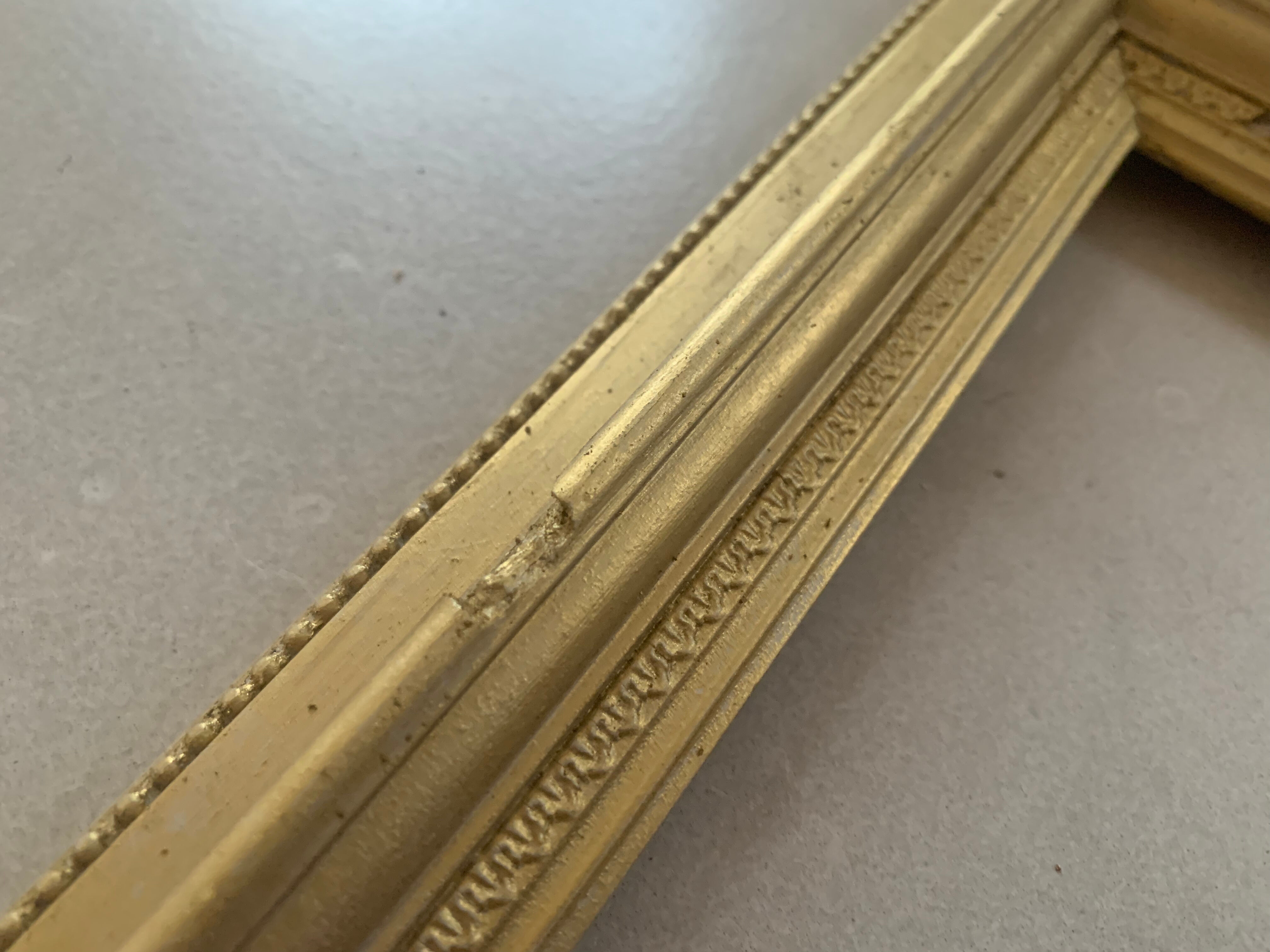 Old gilded frame 44x56cm