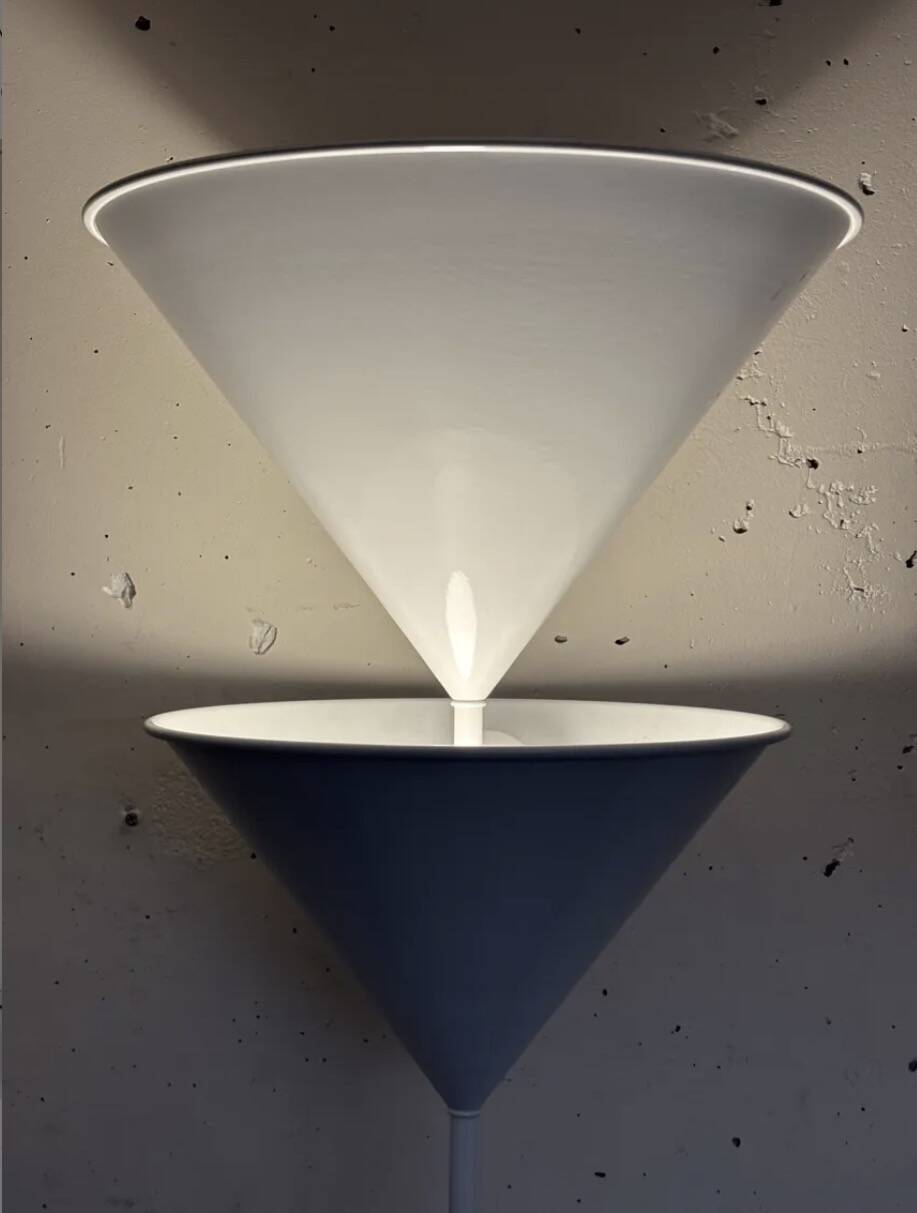 Pascal floor lamp, Vico Magistretti, Oluce 1979