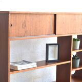 Teak bookcase * 135 cm