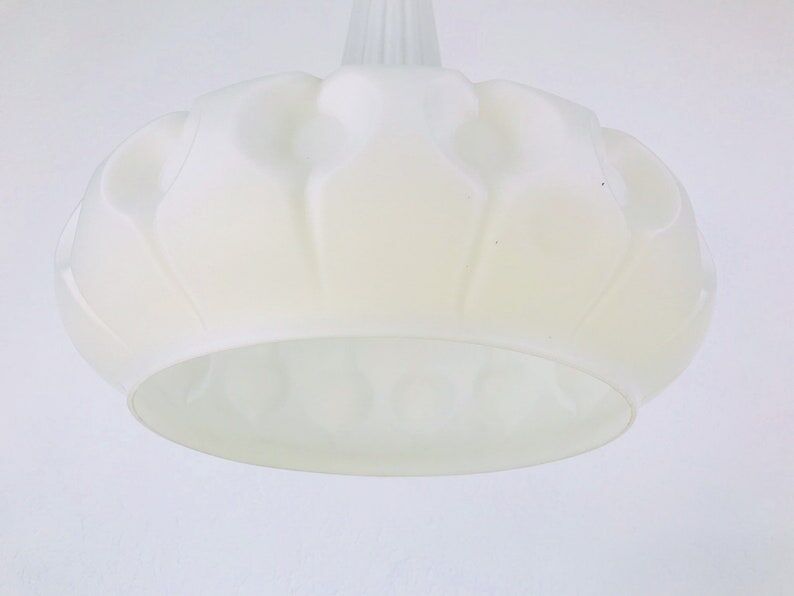 Glass pendant lamp Peill and Putzler , Germany, 1970s