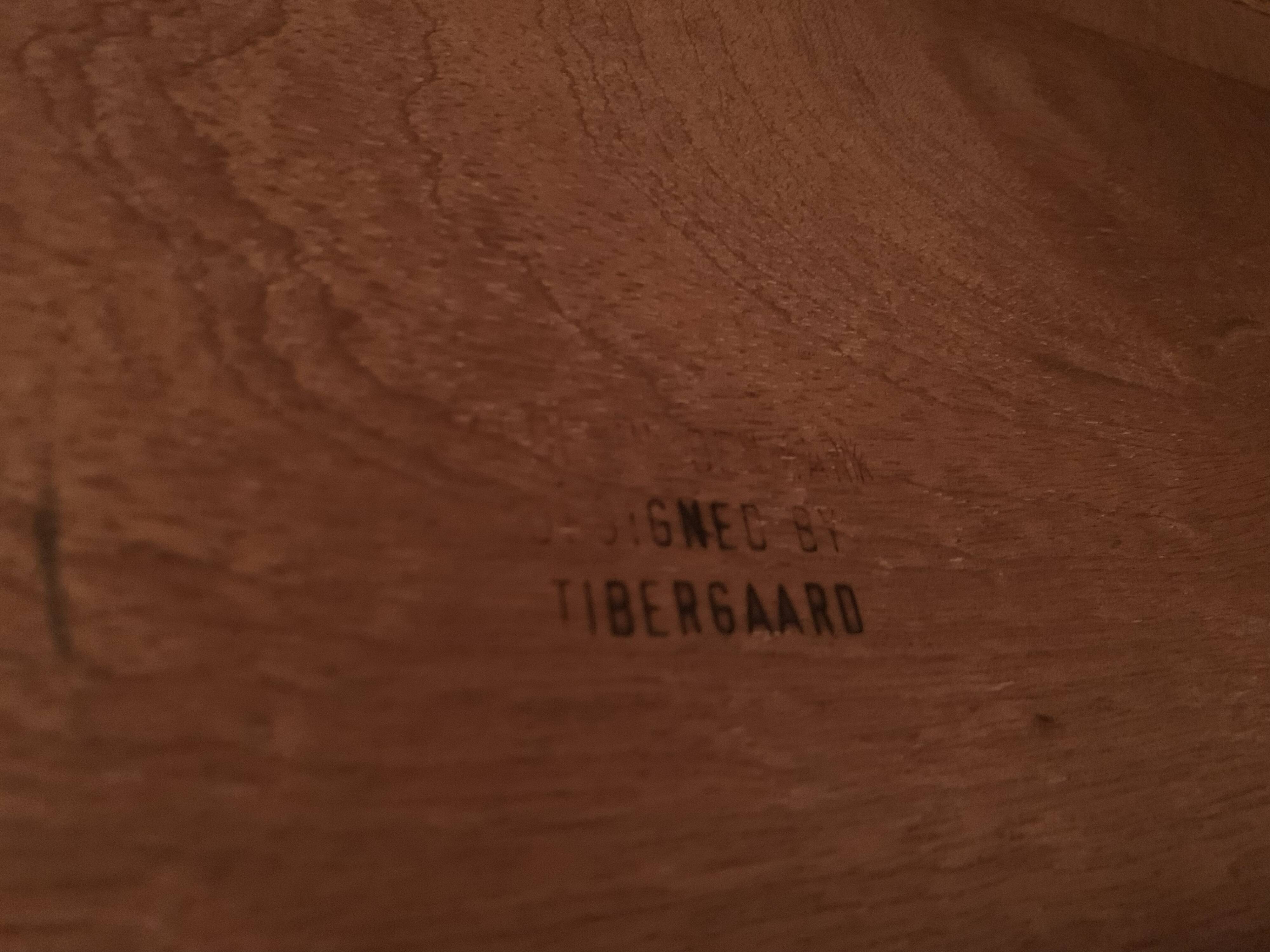 Vintage Danish teak desk by Gunnar Nielsen Tibergaard, 1960