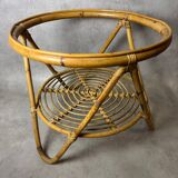 Rattan Coffee Table from the 60s
