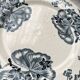 4 ironstone dinner plates “Les Violettes” Salins