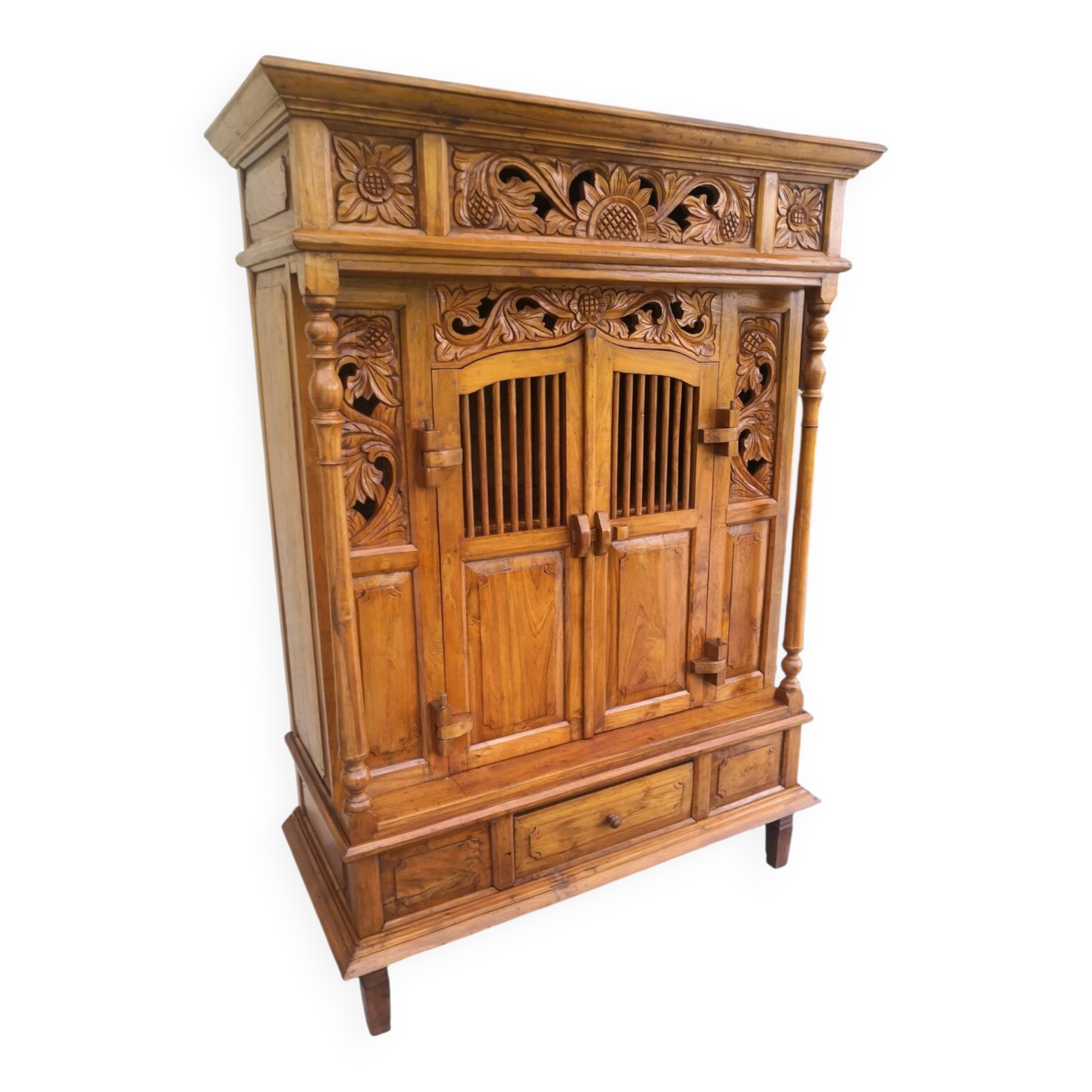 Sideboard, storage unit with 2 doors, 1 drawer, vintage.