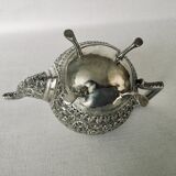 Solid silver teapot