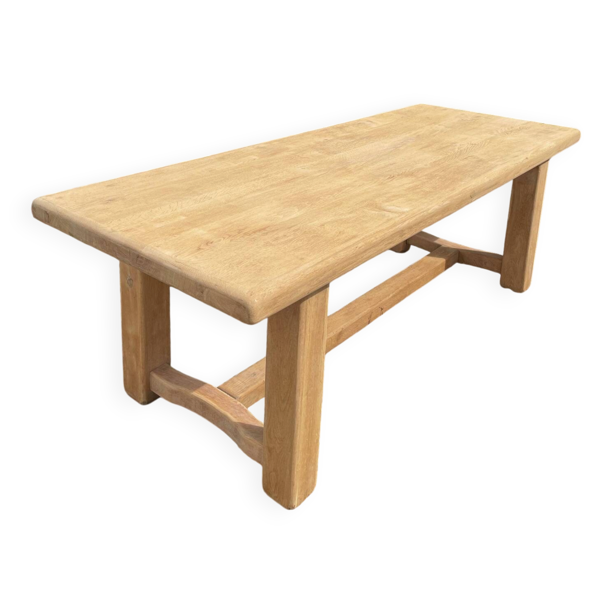 Solid oak farmhouse table