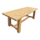 Solid oak farmhouse table