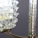 Amazing 2 Light Clear Rostrato Murano Glass Chandelier by Barovier & Toso,