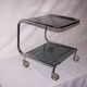 Wheeled serving table 70