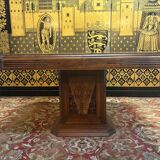 Art deco dining table central leg