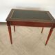 Louis XVI style desk, leather top with two side zippers