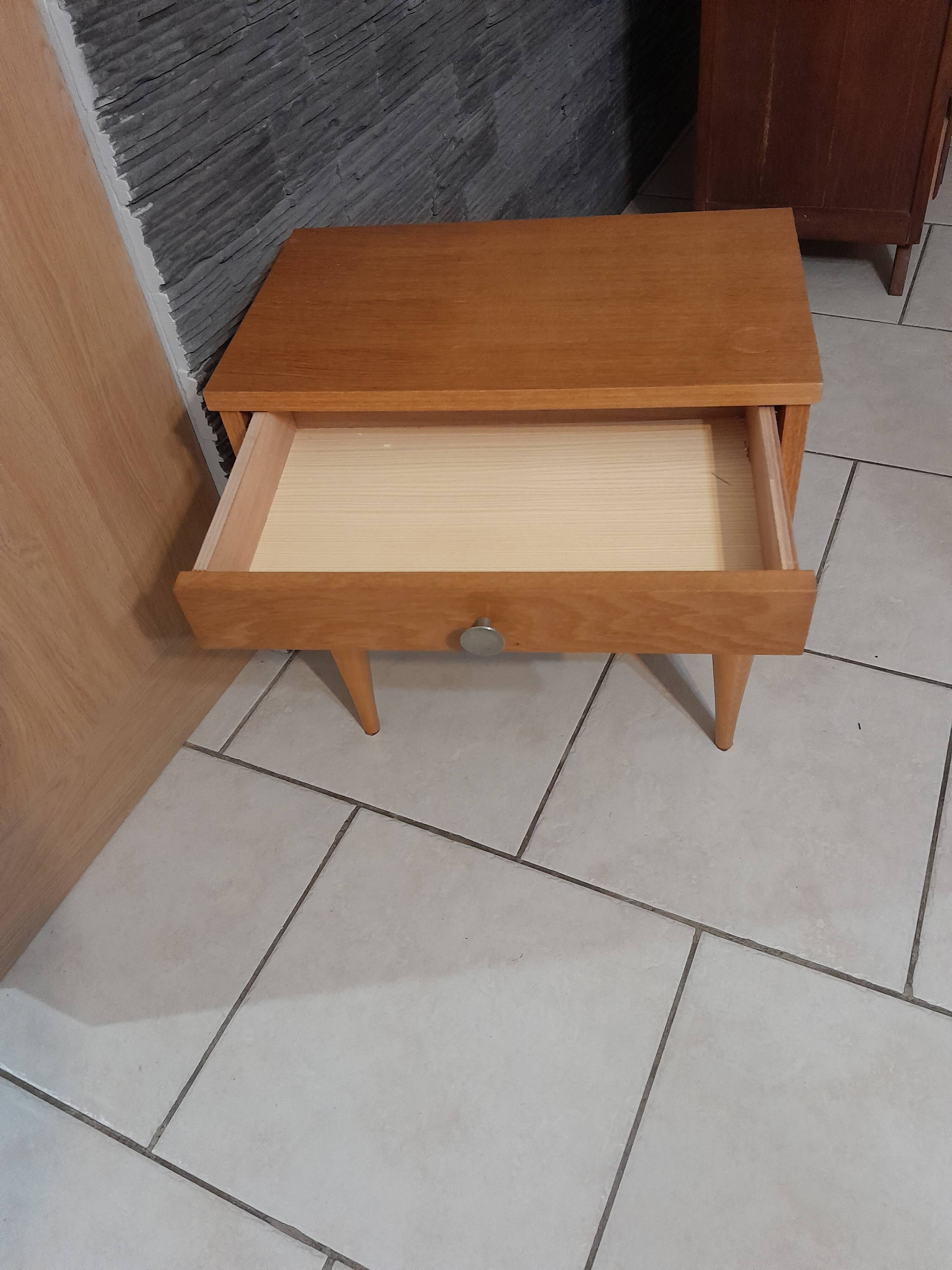 Scandinavian vintage bedside table