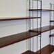 Modular teak storage unit in mid-century style, set of 12, 1960s.