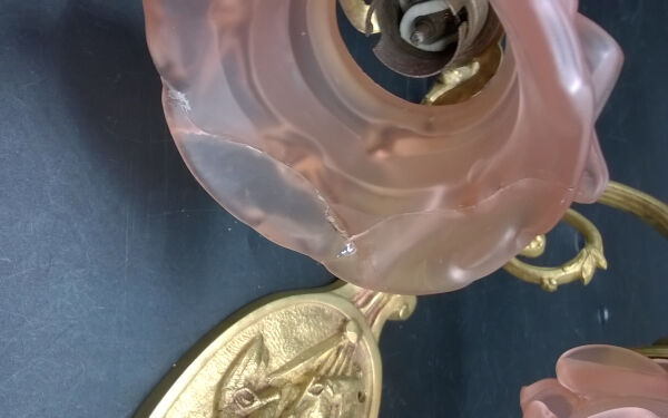Wall sconces hunting trophy, Louis XVI style