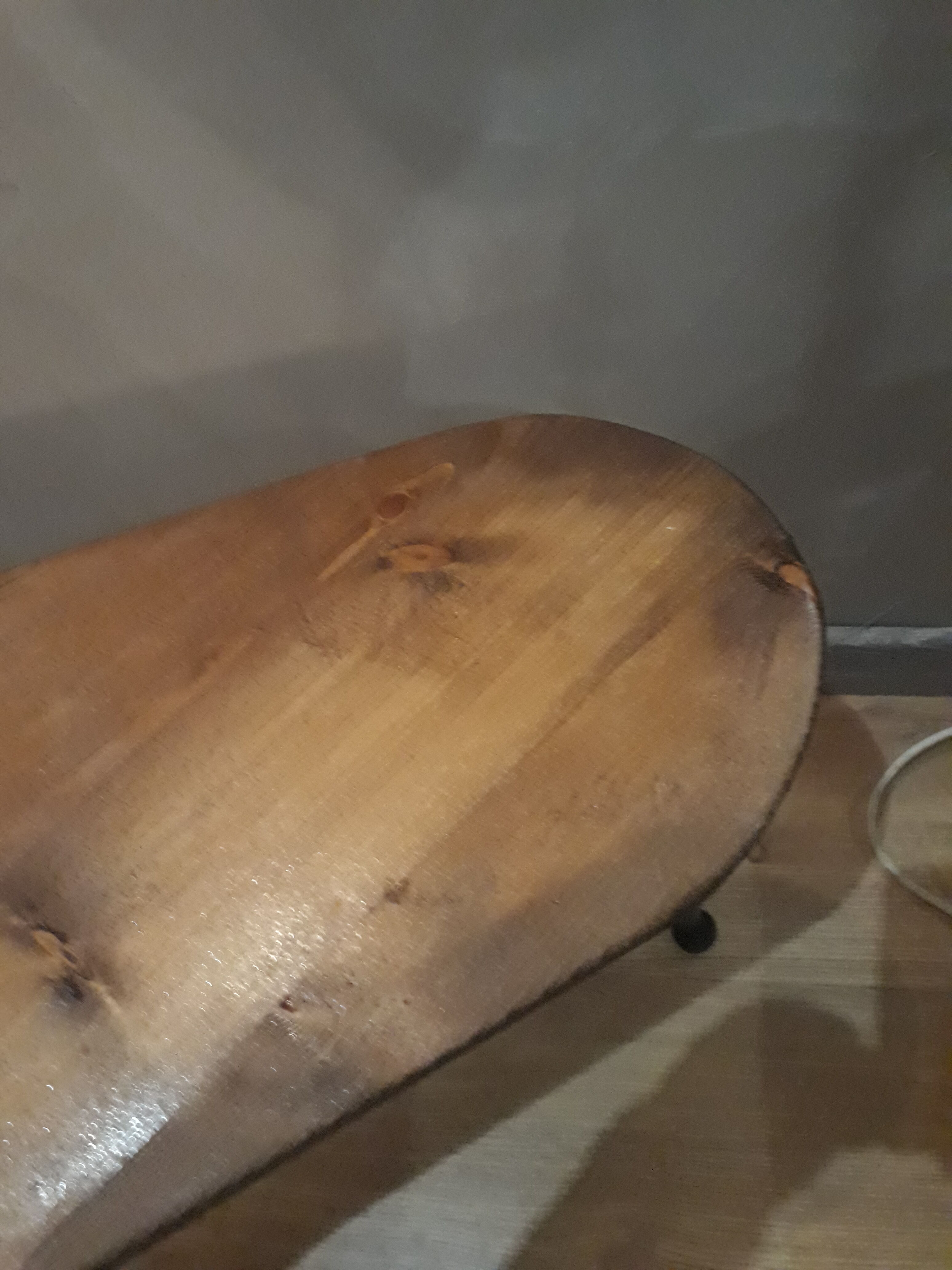 Scandinavian table boomerang , 1950 has 70 feet compass a ball 105xh47x27