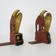 Pair of Hollywood Regency golden eagle bookends by Borghese. 60s