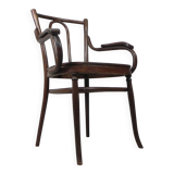 Beech armchair with armrests in Thonet style, 1920s