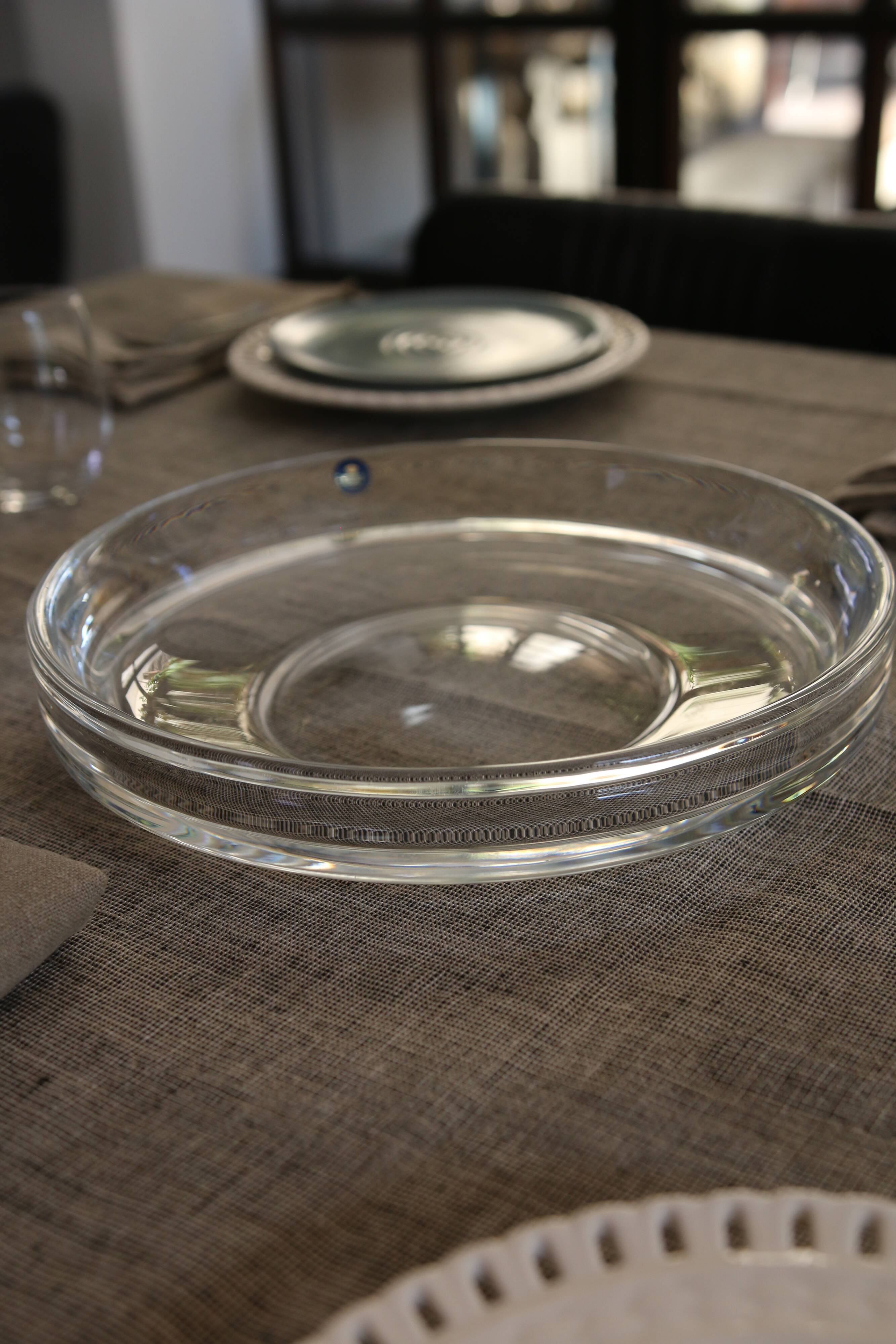 Royal Copenhagen Crystal Centerpiece for Holmegaard, 1970s