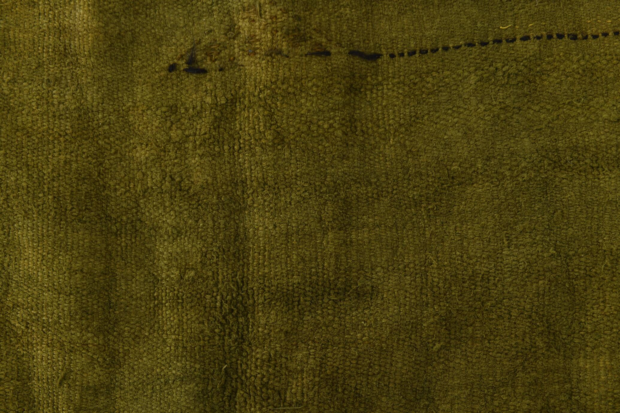 5x7 Army Green Contemporary Vintage Rug, 143x220Cm