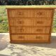 Large 4-drawer rattan chest of drawers from the 70s/80s.