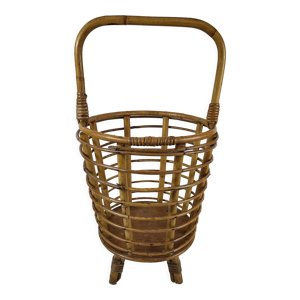 panier en rotin années