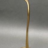 Bougeoir en bronze décor de cobra milieu XXe