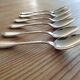 Set of 6 small old boulenger spoons