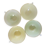 4 vintage harlequin cups in Arcopal 210183