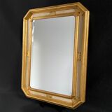 Bevelled mirror gilded wood 76x57cm