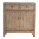 Antique pine sideboard with two drawers and two doors – China, circa 1930