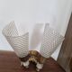 Paire D'applique vintage cornet rockabilly