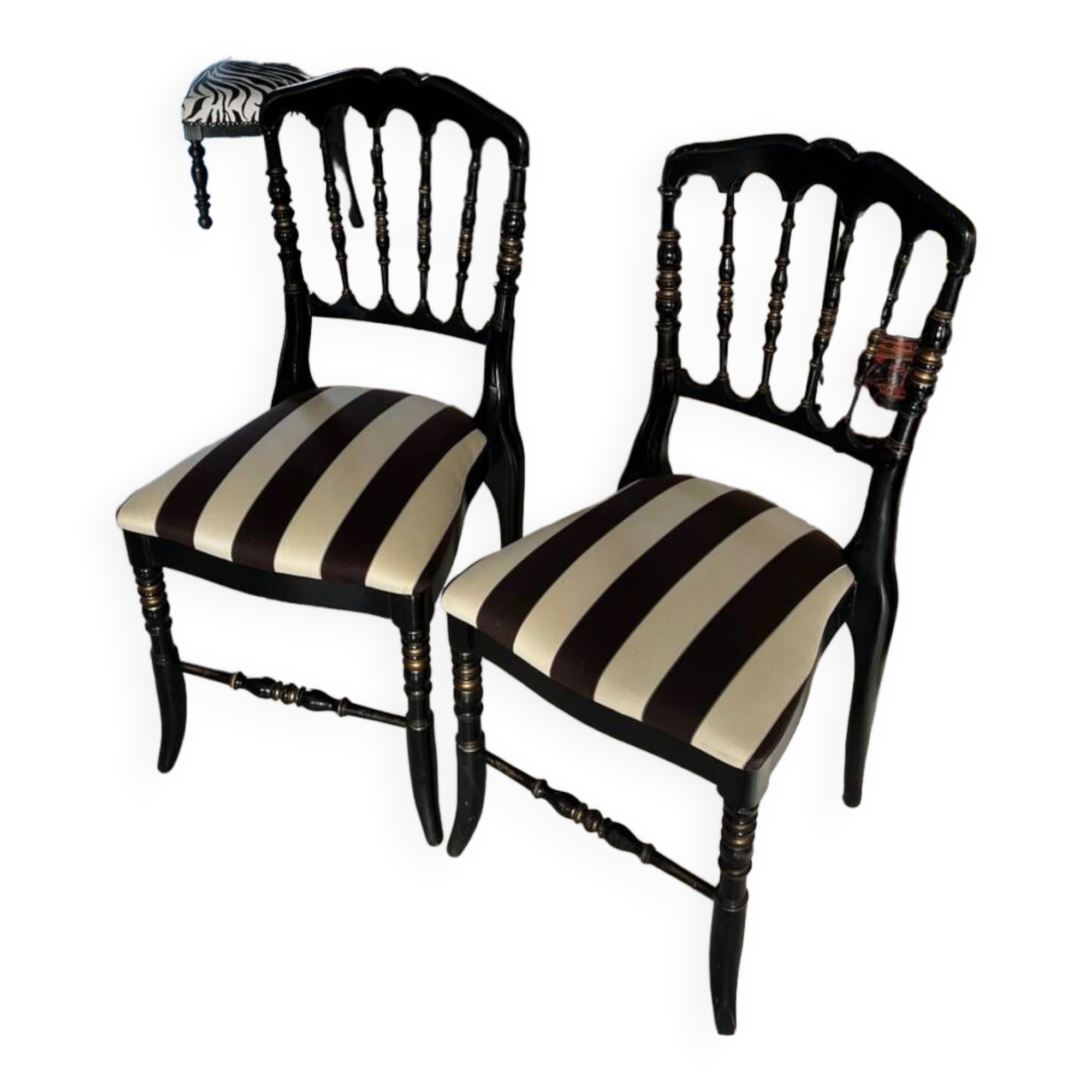 2 Napoleon III chairs