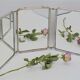 Triptych mirror 22 x 51.5 cm