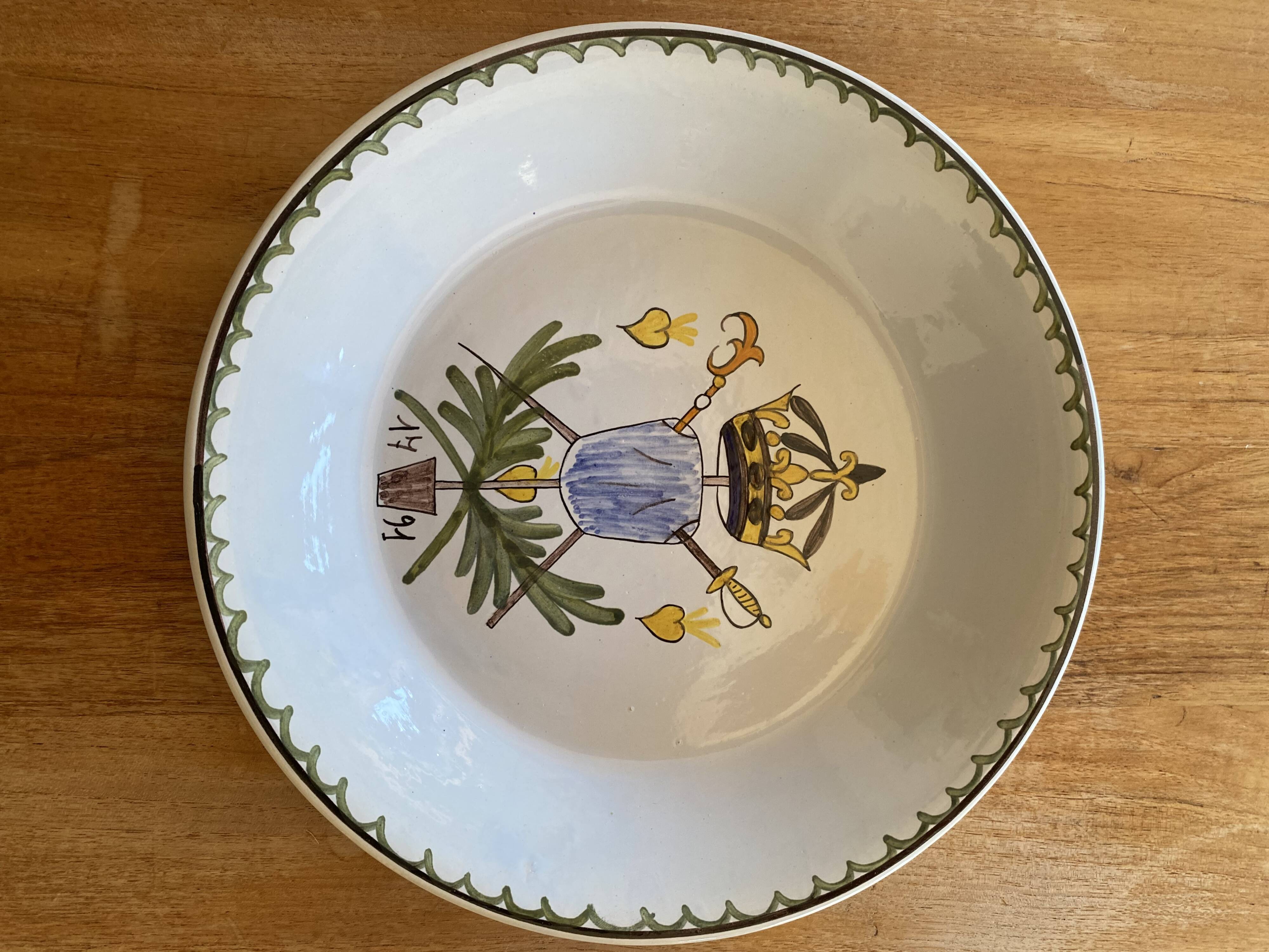 Decorative plate 1791