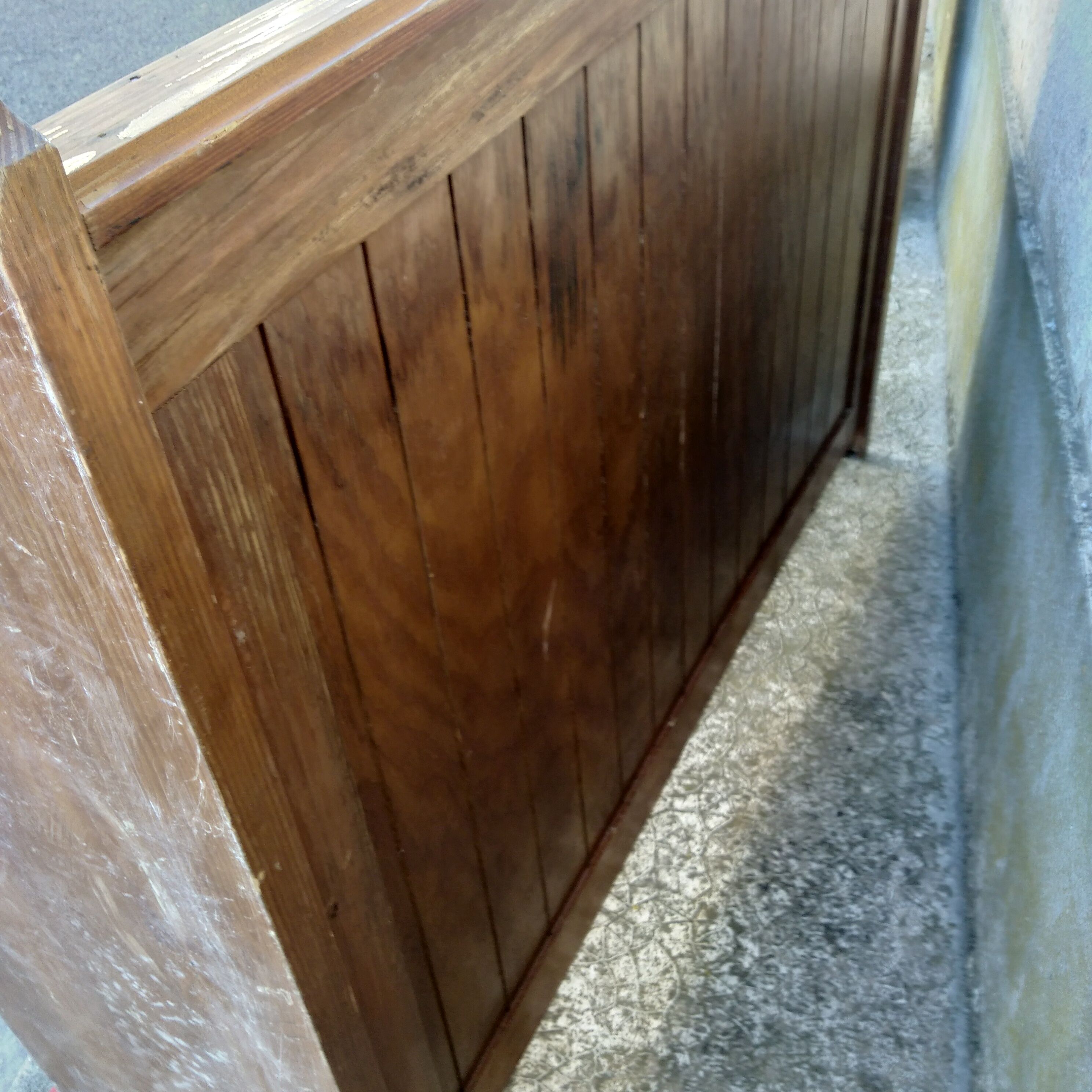 Vintage church bench