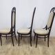 Ensemble de trois chaises Thonet