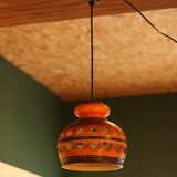 Vintage ceramic chandelier 1960