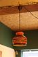 Vintage ceramic chandelier 1960