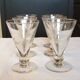 Six verres art déco