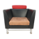 Armchair by Ettore Sottsass for Knoll, Italy 1980's