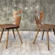 Pair of Baumann ant bistro chairs