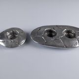 Pair of David Marshall candlesticks.