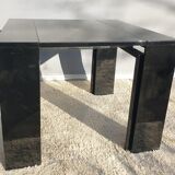 Table with extendable mechanism XXL black lacquer