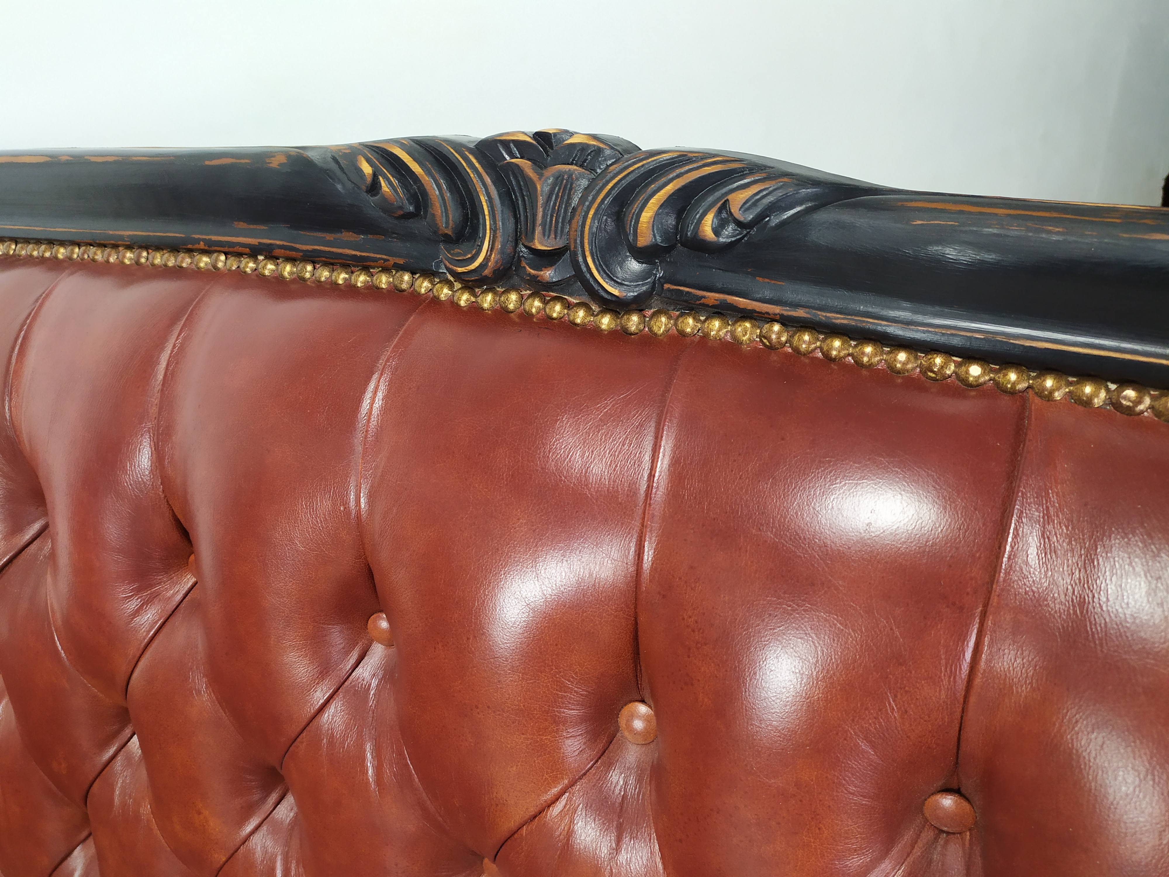 Salon Chesterfield burgundy