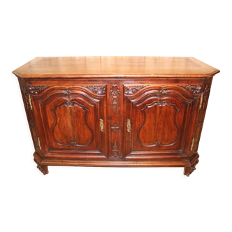 Buffet type de chasse en noyer d'époque XVIIIeme