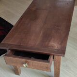 Solid walnut coffee table