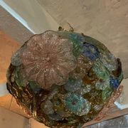 Murano glass ceiling light chandelier Barovier & Toso Flowers