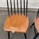 2 Scandinavian Fannett chairs by Ilmari Tapiovaara 1960