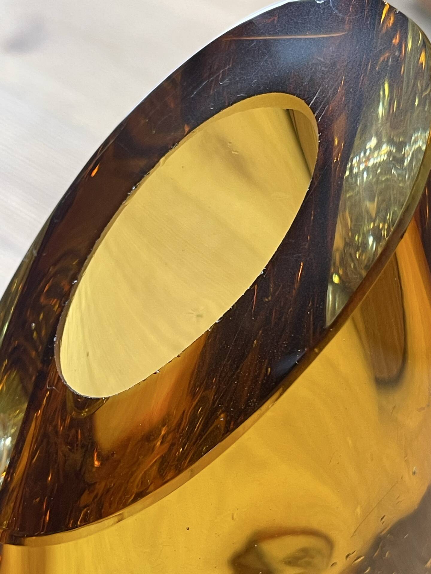 Sommerso vase from Murano