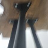Side table in raw solid wood